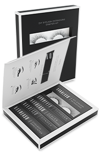 Umetne trepalnice v čopkih za samostojni nanos – začetni komplet